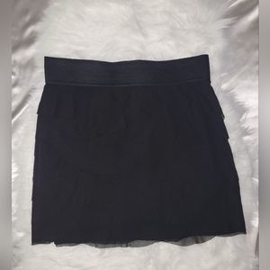 Black Sheer Skirt